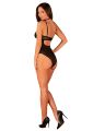 Obsessive Selinne teddy - эротическое женское боди, XS/S (чёрный)