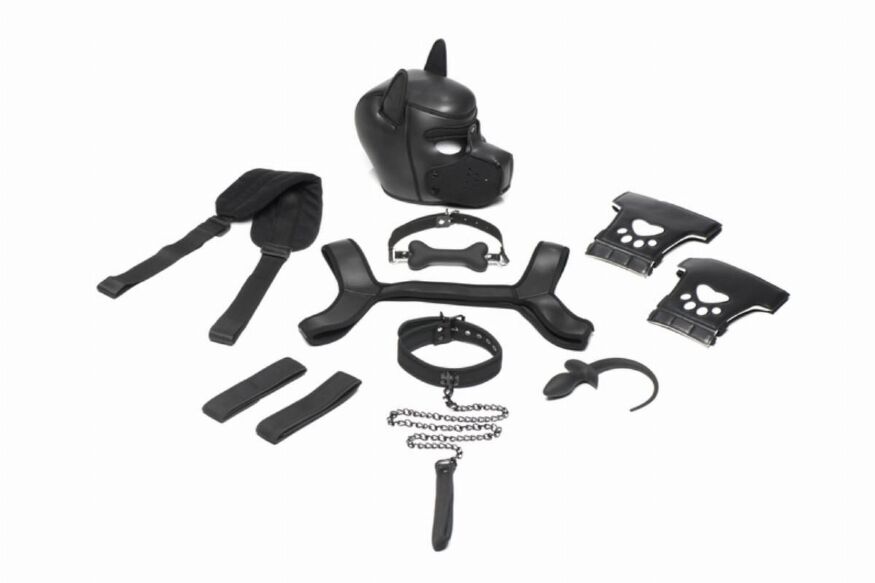 Набор BDSM щенка Master Series Luxury Pup Arsenal Set - Black