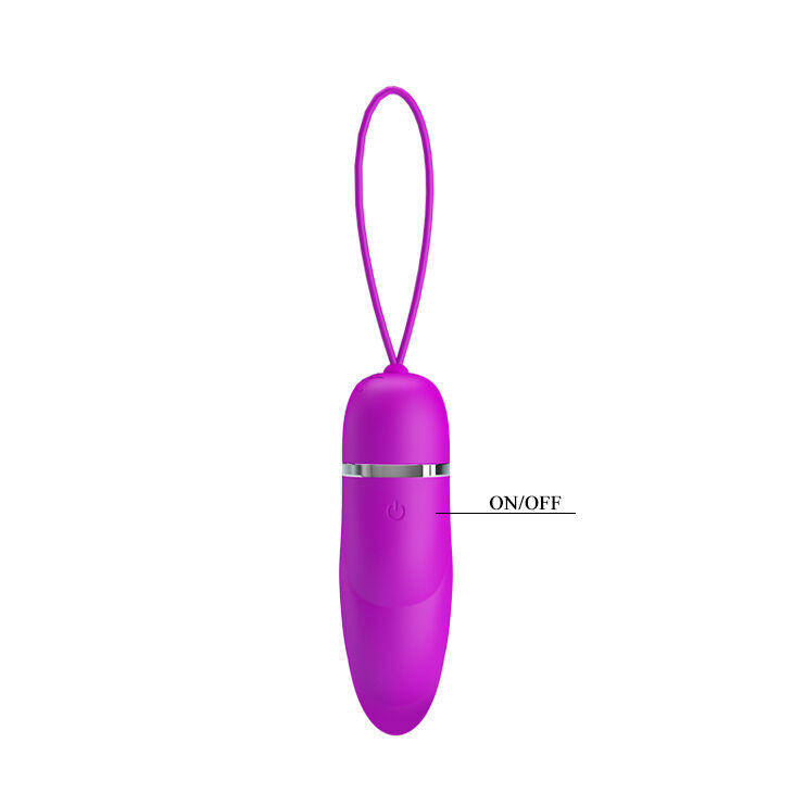 Віброяйце з 12 функціями вібрації Pretty Love Edwina Vibro Bullet Purple