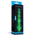 Фалоімітатор - Twilight Gleam Glow-in-the-dark Glass Dildo Tantalizing Orbs
