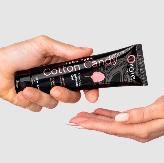 Съедобный лубрикант на водной основе "Lube Tube" Сахарная Вата, 100мл Orgie