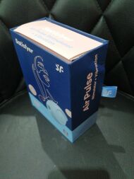 Вакуумный клиторальный стимулятор с вибрацией Satisfyer Sugar Rush Blue (мятая упаковка)