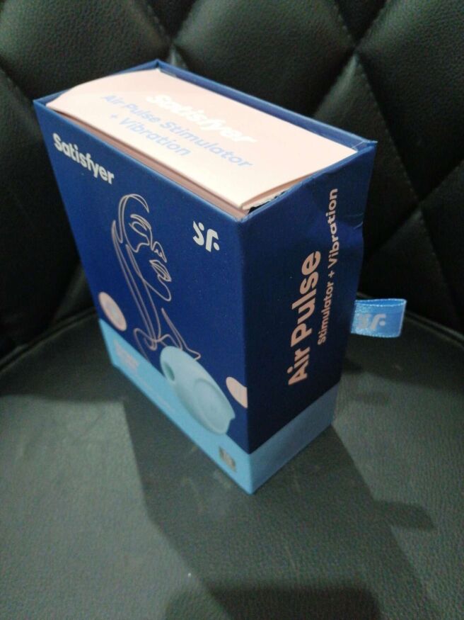 Вакуумный клиторальный стимулятор с вибрацией Satisfyer Sugar Rush Blue (мятая упаковка)