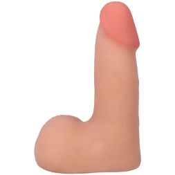 Маленький фаллоимитатор из киберкожи Doc Johnson The Realistic Cock ULTRASKYN - 5 Inch with Balls Vanilla