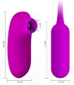 Комплект из виброяйца и вакуумного стимулятора Pretty Love CURUPIRA Multifunctional 2 in 1, BI-014872W