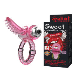 Силиконовое виброкольцо на пенис Sweet Vibrating Ring