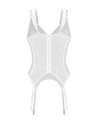 Корсет Obsessive Arrowel White corset 2XL/3XL