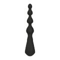Анальные бусы с вибрацией LELO Soraya Beads Black, разный диаметр бусин, 8 режимов