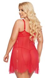 Пеньюар - Carla, red - 2XL