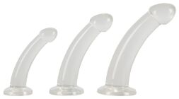 Набір із трьох прозорих анальних стимуляторів різного розміру Crystal Clear Anal Training Set