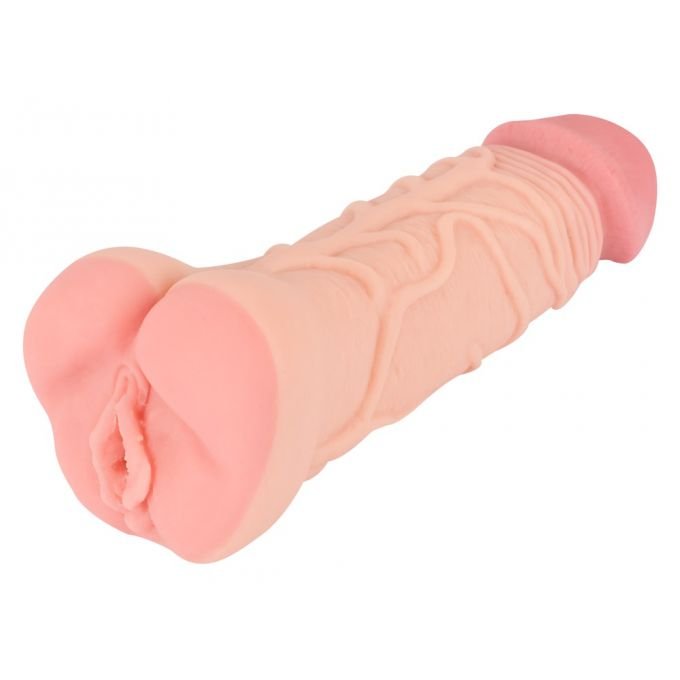 Мастурбатор-насадка 2 IN 1 Nature Skin Extension + Masturbator (Вагина)