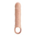 Подовжуюча насадка з вібростимуляцією ( на 4.9 см ) Pretty Love - BRAD Penis Sleeve, BI-026240Z