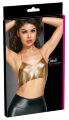 Неймовірно яскравий і стильний вкорочений топ 2450453 Cottelli Collection Metal Top - Gold {} S-L