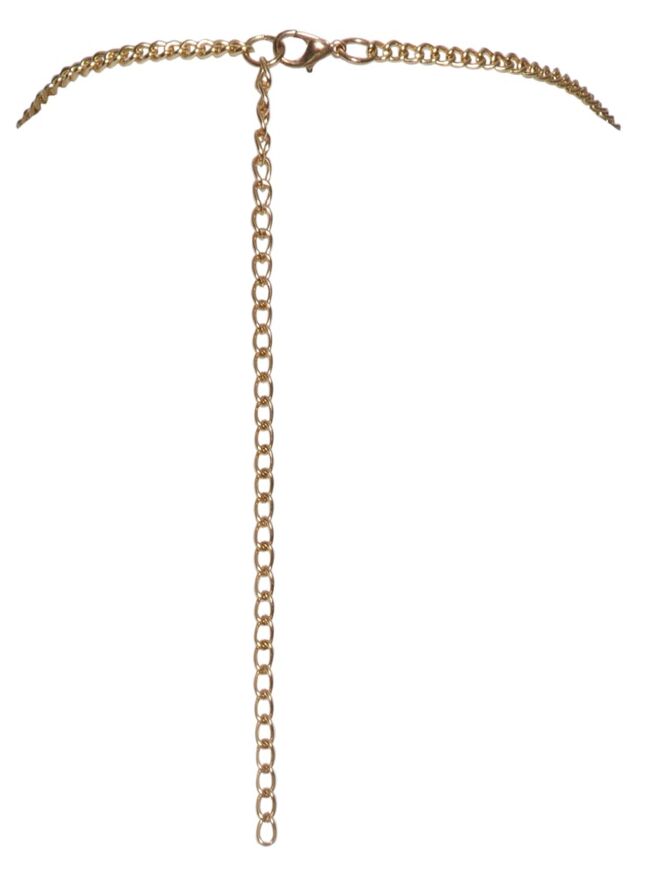Неймовірно яскравий і стильний вкорочений топ 2450453 Cottelli Collection Metal Top - Gold {} S-L