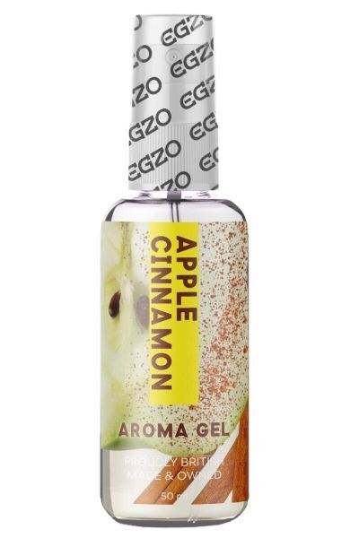Съедобный гель-лубрикант EGZO AROMA GEL - Apple Cinnamon, 50 мл