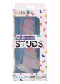 Фалоімітатор з рідкого силікону CalExotics Studs Dildo, різнокольоровий, 17,7 × 3,8 см