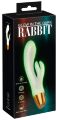 Светящийся вибратор в темноте Glow in the dark Rabbit 10 режимов вибрации