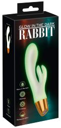 Светящийся вибратор в темноте Glow in the dark Rabbit 10 режимов вибрации