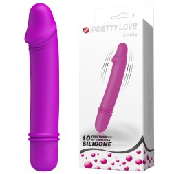 Компактный вибратор розового цвета Pretty Love Emily Vibrator Pink