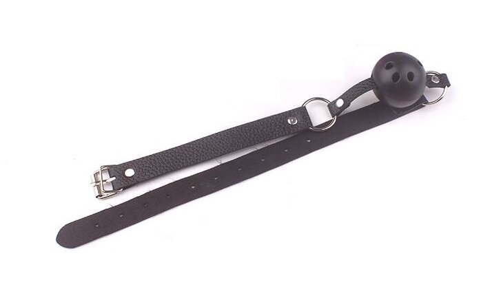 Кляп куля Plastic Black, SKN-C059