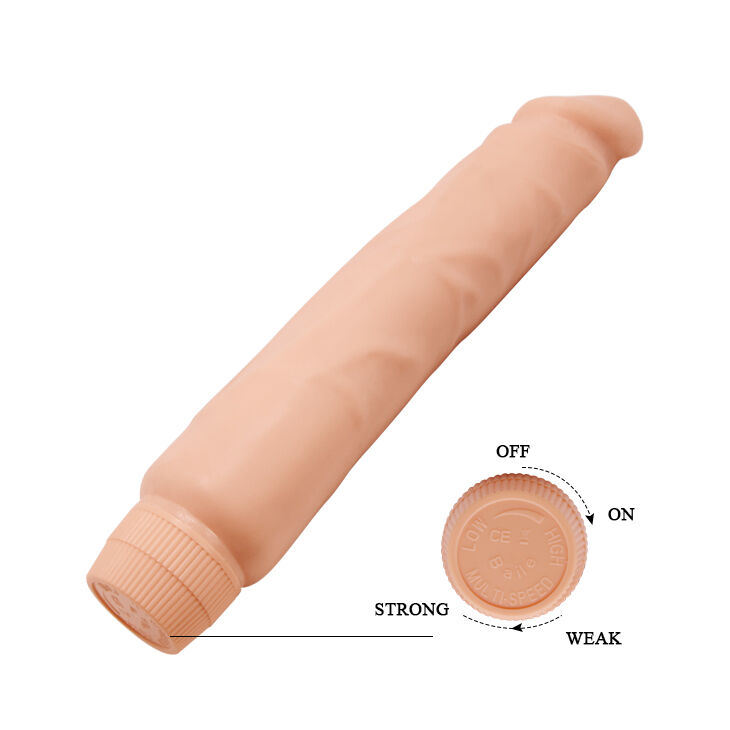 Длинный вибратор Barbara Jack Vibrator 10" Flesh