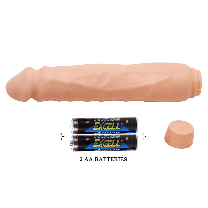 Длинный вибратор Barbara Jack Vibrator 10" Flesh