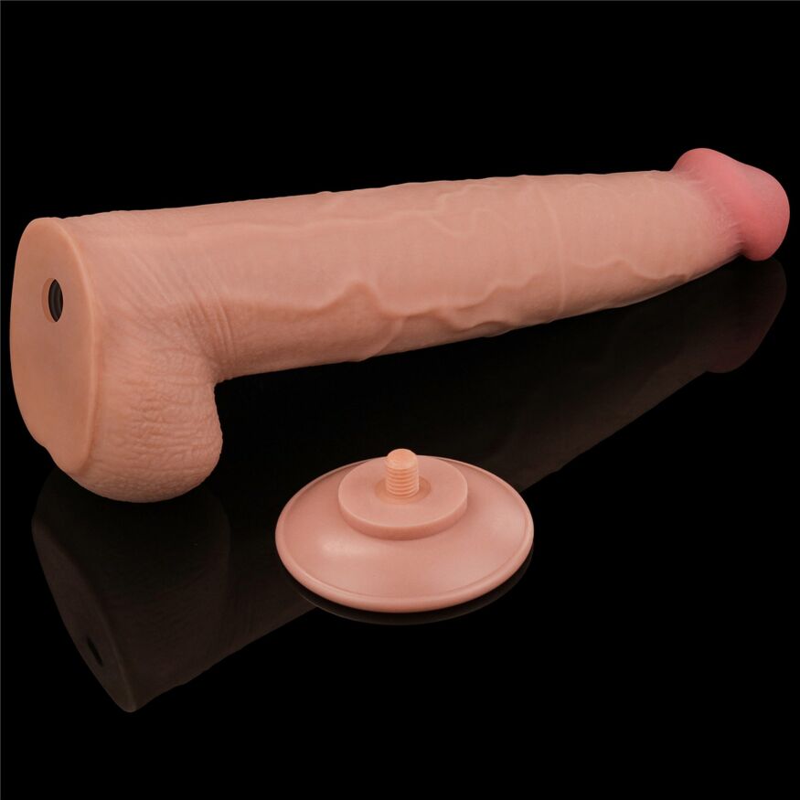 Фалоімітатор XXL - Sliding-Skin Dual Layer Dong 13.5" Flesh