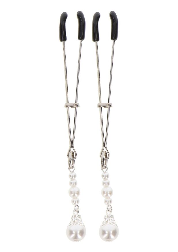 Зажимы на соски Tweezers With Pearls