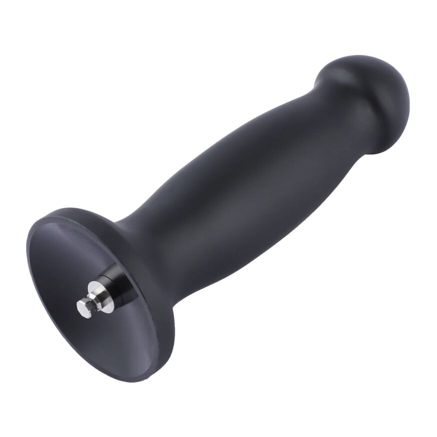 Силиконовый дилдо для секс-машин Hismith 7.2" Black Silicone Anal Dildo, система KlicLok