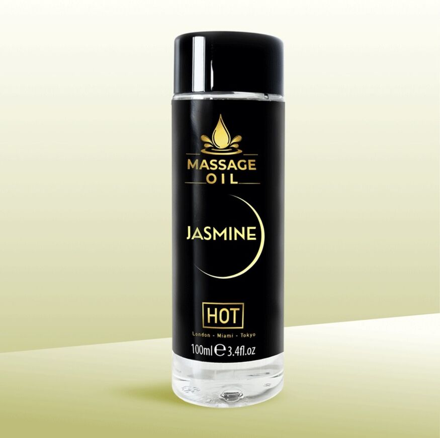 Массажное масло HOT Massage Oil Jasmin с ароматом жасмина, 100 мл