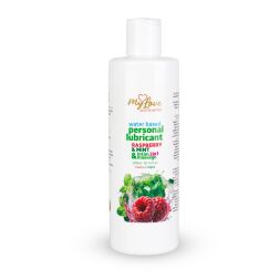 2в1 лубрикант та масажний гель - MyLove Aroma Series Intim&Massage Raspberry & Mint, 300 мл
