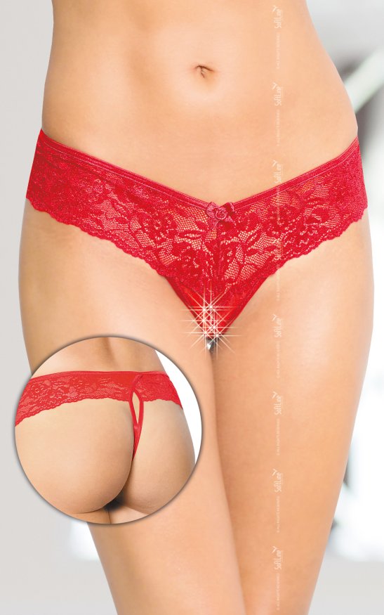 Женские стринги - Thongs 2440, red - S/M