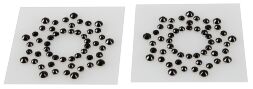 Украшение для сосков - Cottelli Collection Nipple Stickers "Star"