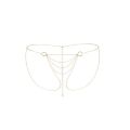 Цепочка трусики Bijoux Indiscrets Magnifique Bikini Chain - Gold, украшение на тело