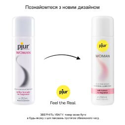 Смазка на силиконовой основе pjur Woman 250 мл, без ароматизаторов и консервантов специально для нее