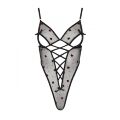 Эротическое боди с рисунком LOVELIA BODY black S/M - Passion