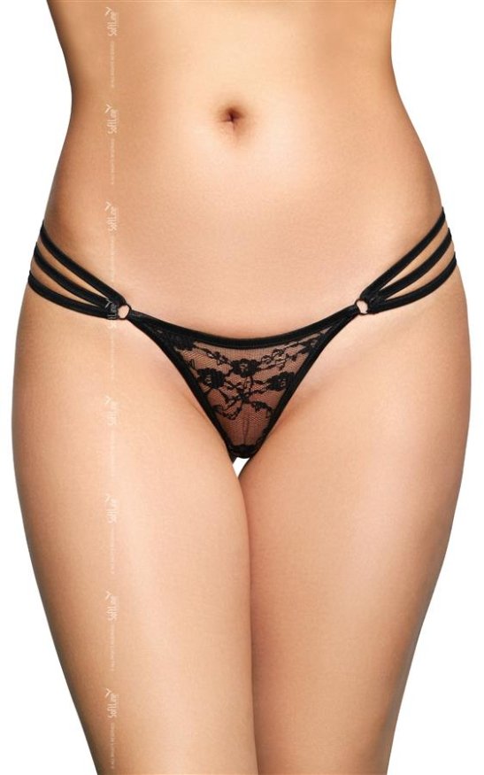 Жіночі стрінги - G-String 2498, black - S/M