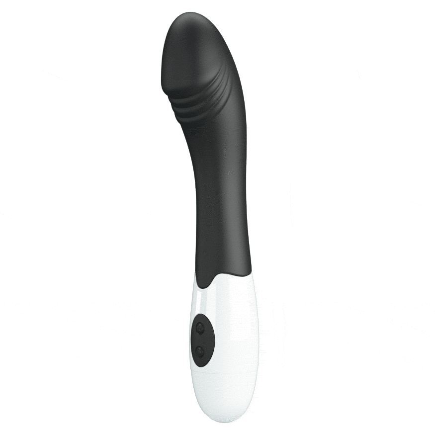 Вібратор для точки G Pretty Love Elemental Vibrator чорний, 19 х 3.2 см
