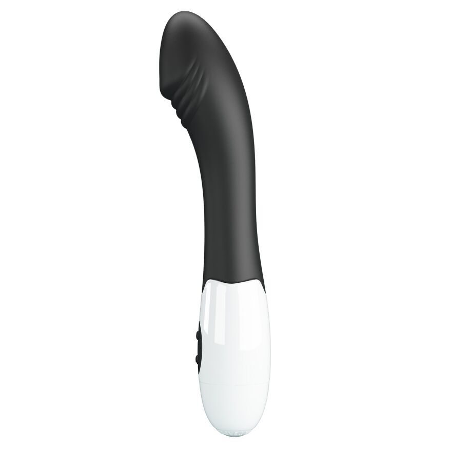 Вібратор для точки G Pretty Love Elemental Vibrator чорний, 19 х 3.2 см