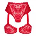 Трусики з поясом для панчохи Obsessive Belovya M/L