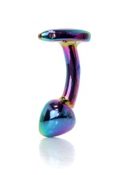 Анальна пробка - Jewellery Multicolour Curved Plug S