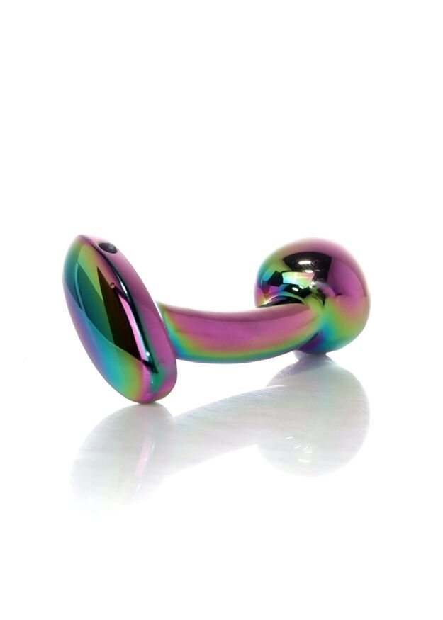 Анальна пробка - Jewellery Multicolour Curved Plug S