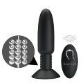 Анальная пробка Pretty Love «Beaded For Extra Pleasure» с риминг-эффектом и дистанционным управлением BI-040073W