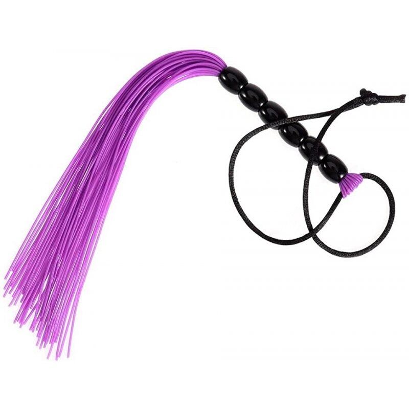 Кнут фиолетовый, ручка из шариков FLOGGER, 45 см