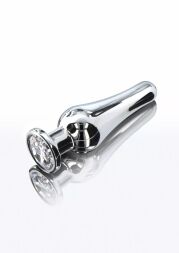 Анальна пробка із кристалом Toy Joy Diamond Bum Bijou сріблястий, Medium