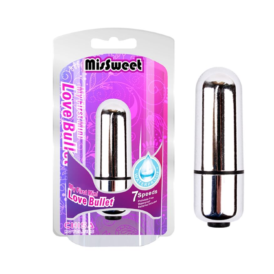 Вибропуля Chisa Mis Sweet Love Bullet, серебристый