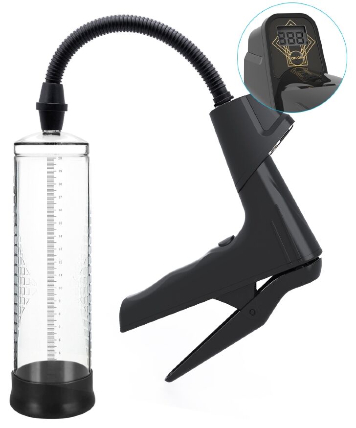 Вакуумна помпа з манометром CANWIN Men Air Gun Penis Pump - P398