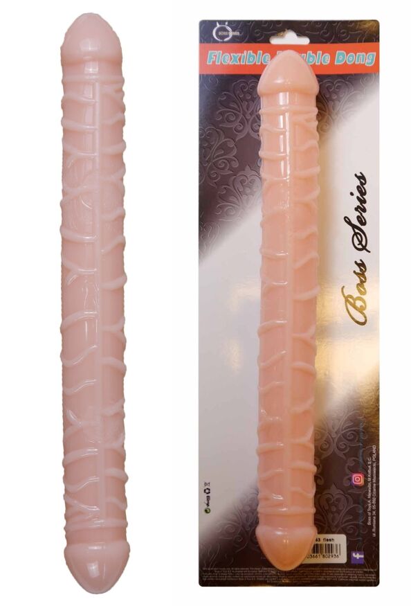 Двойной фаллоимитатор Boss Series: Flexible Double Dong Skin, BS6700088