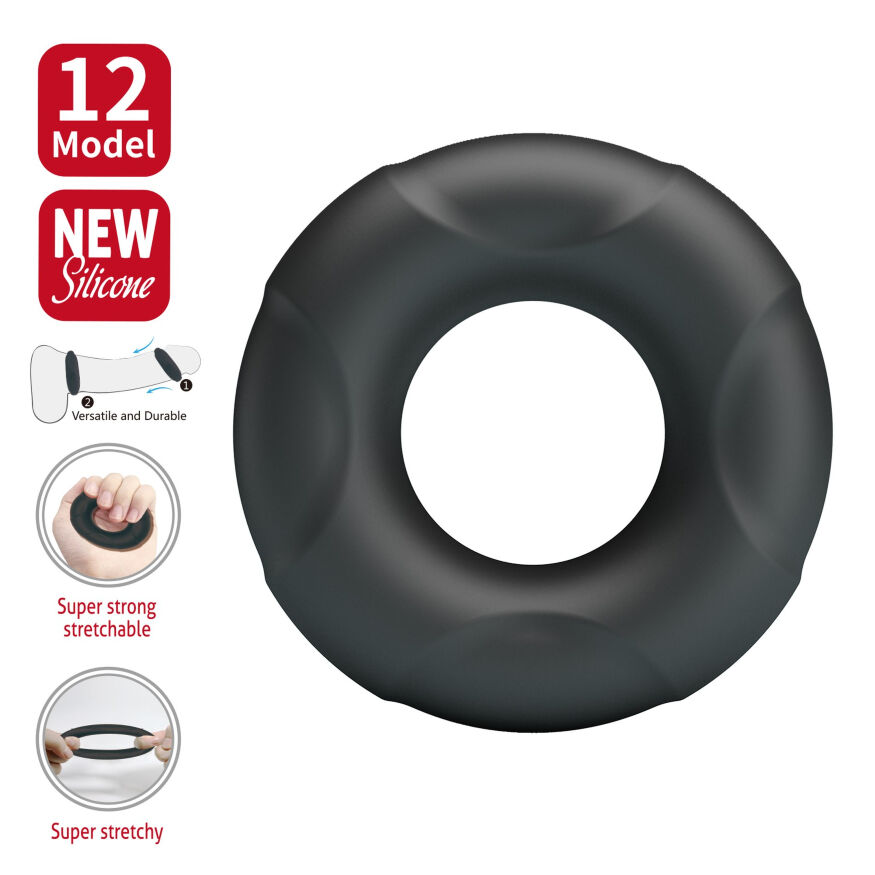 Эрекционное кольцо Crazy Bull №12 - Arvel super soft silicone, BI-210350