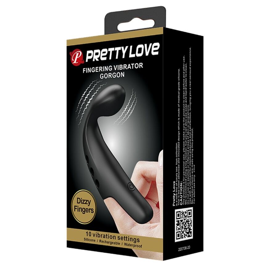 Многофункциональная вибронасадка на палец серии Pretty Love - Fingering Vibrator Gorgon, BI-210298